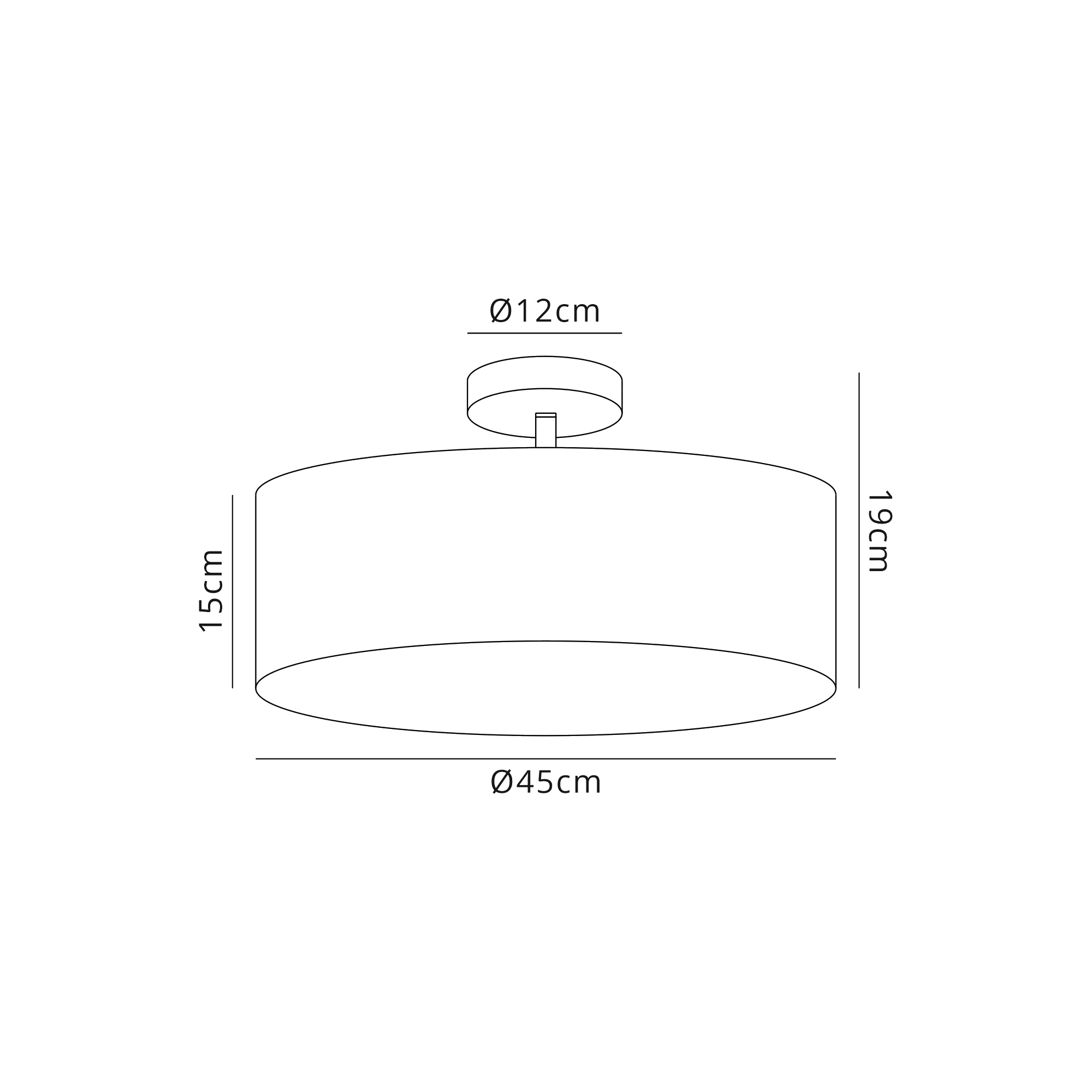 DK0694  Baymont 45cm, Semi Flush 3 Light Polished Chrome, Taupe/Halo Gold